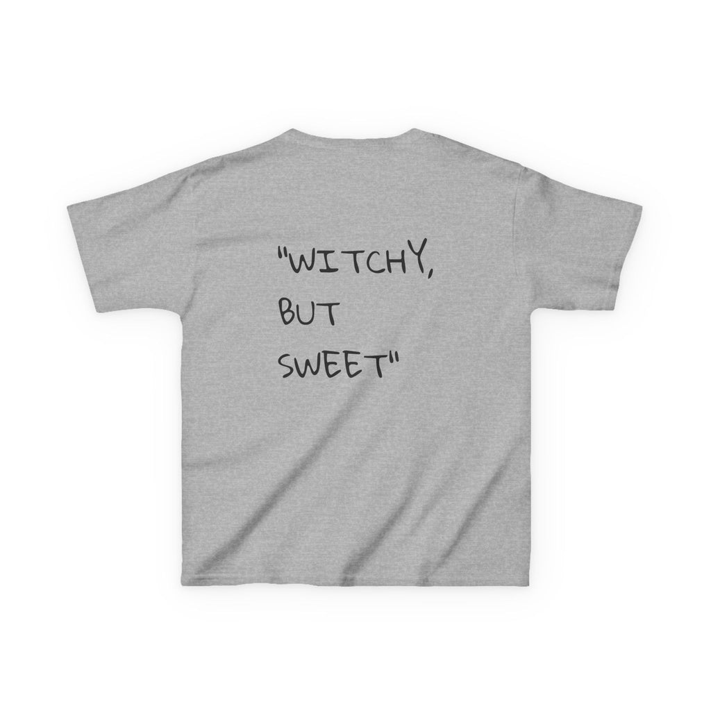 "witchy But Sweet" Kids Halloween Tee- Lowkey Lil' Ones Collection