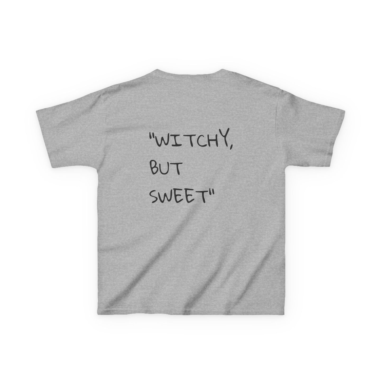 "witchy But Sweet" Kids Halloween Tee- Lowkey Lil' Ones Collection