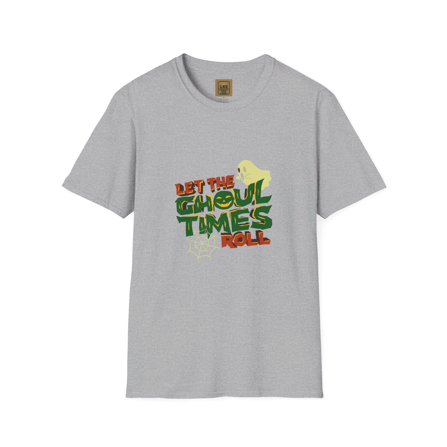 "Let The Ghoul Times Roll-Men's Halloween Tee"