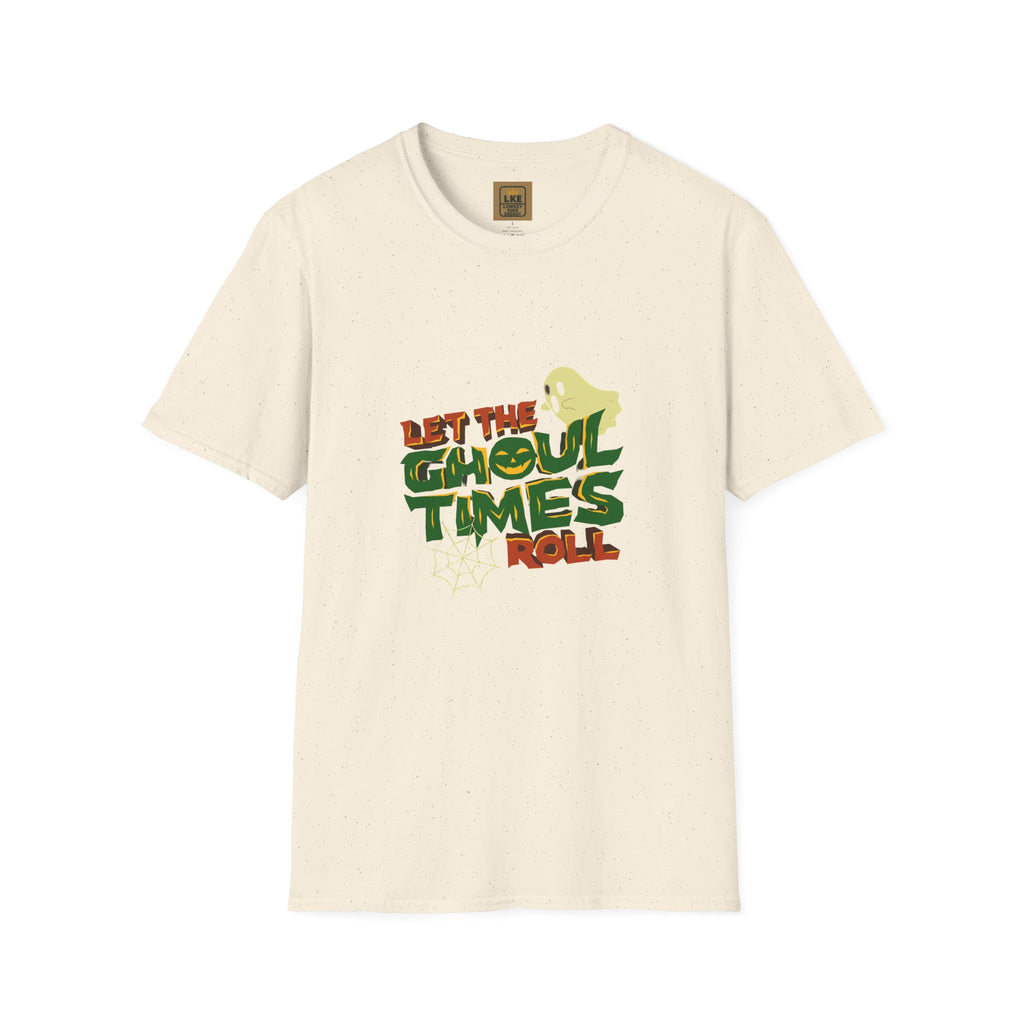 "Let The Ghoul Times Roll-Men's Halloween Tee"