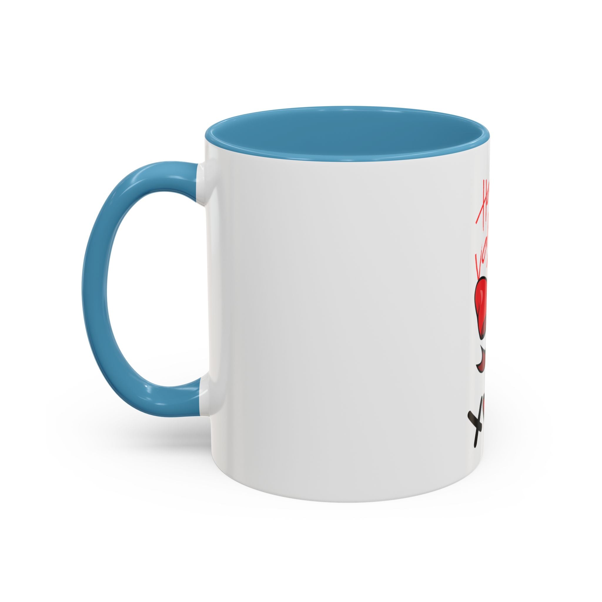 Happy Valentine's Day Bow & Hearts Coffee Mug
