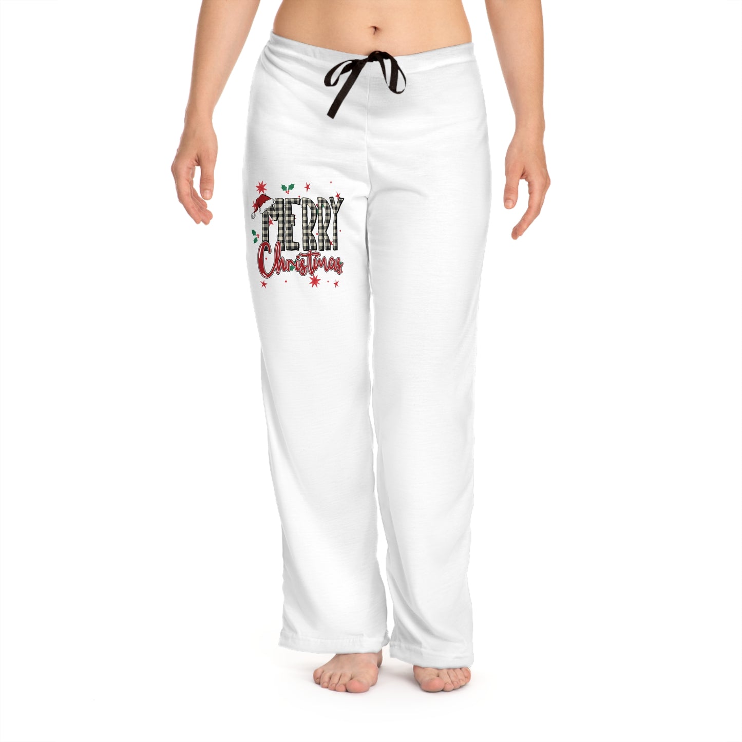 Lowkey Merry Christmas women's Holiday- Pajama Pants