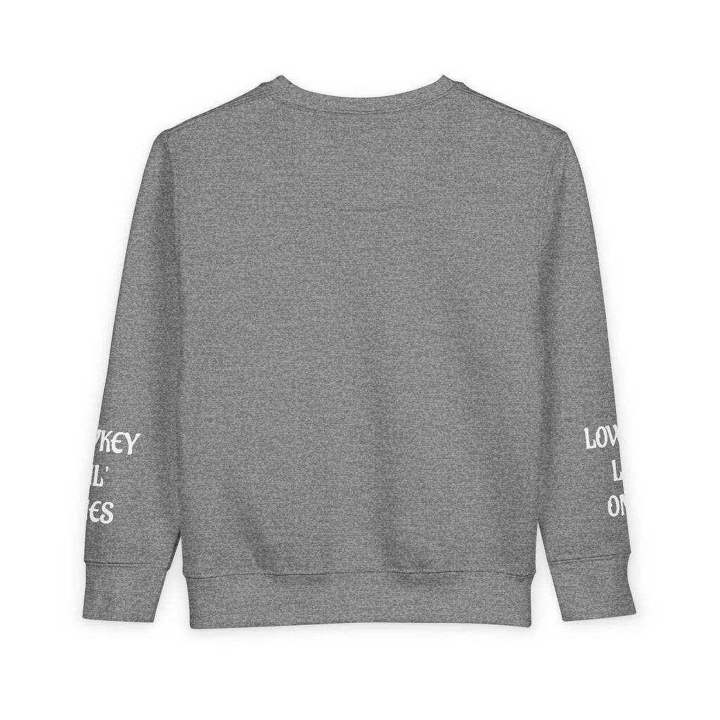 Lowkey Lil' Ones Merry Christmas Penguin Toddler Sweater