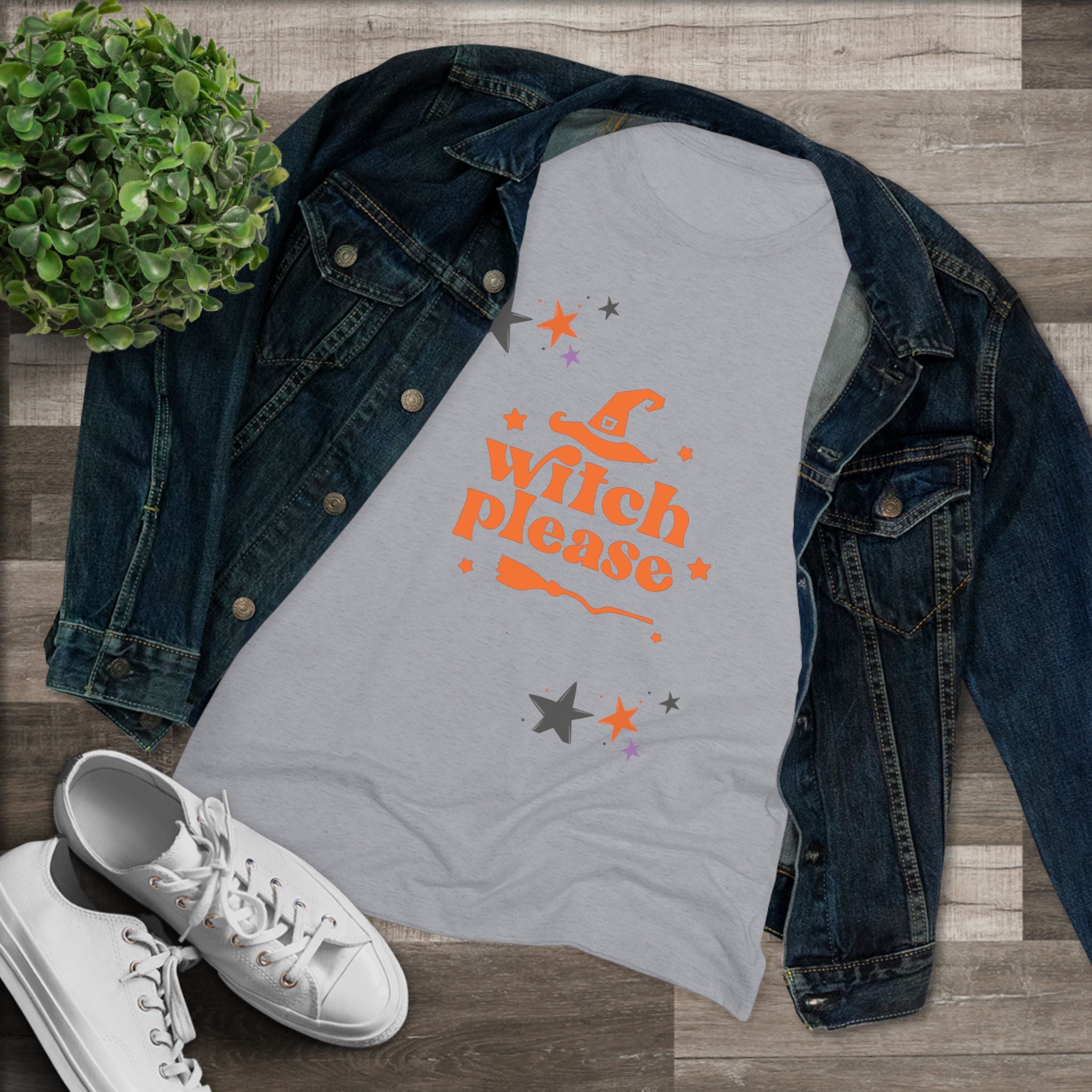 Witch Please Women's Triblend Tee -