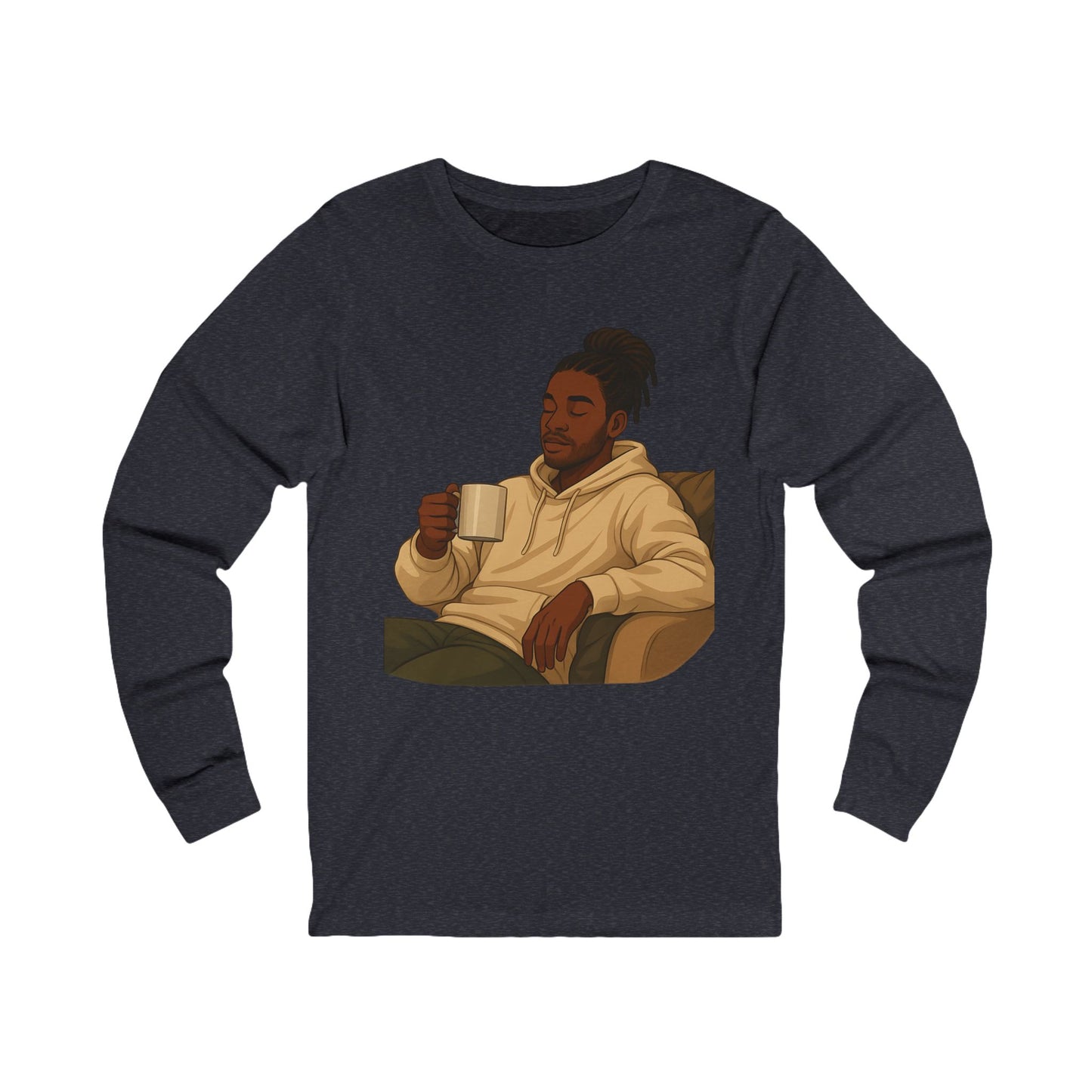 Power is my Presence Men's Long Sleeve Jersey Tee