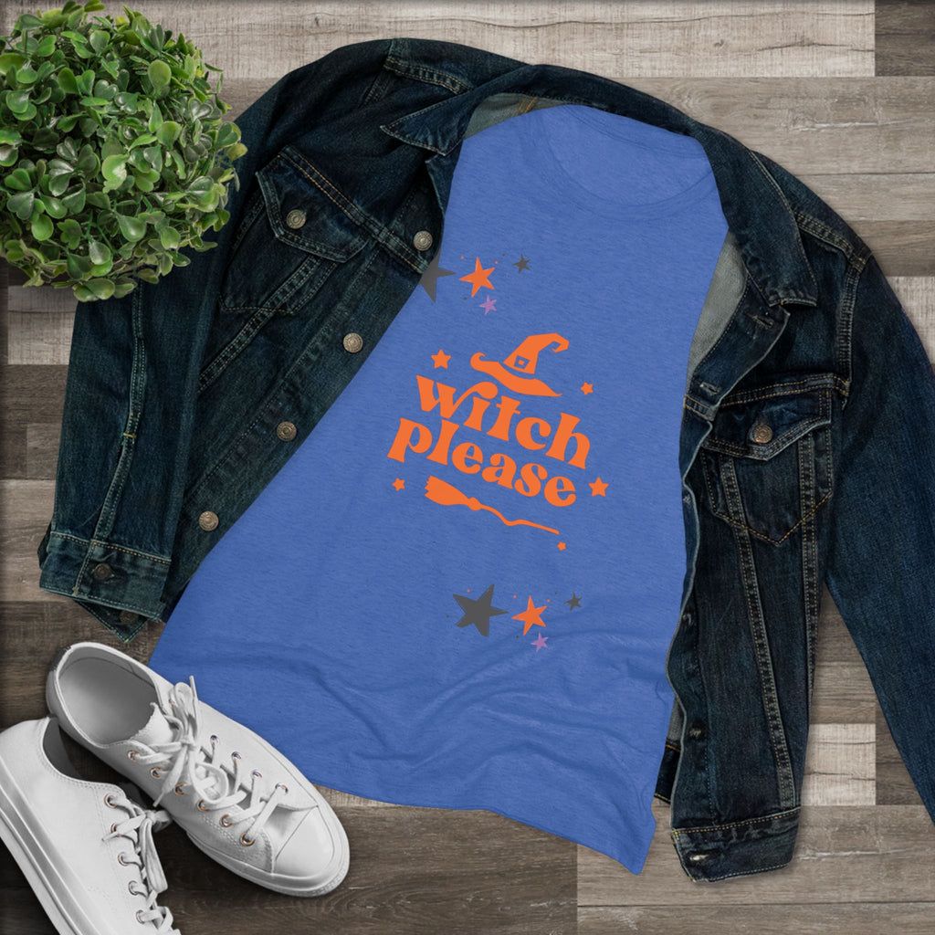 Witch Please Women's Triblend Tee -
