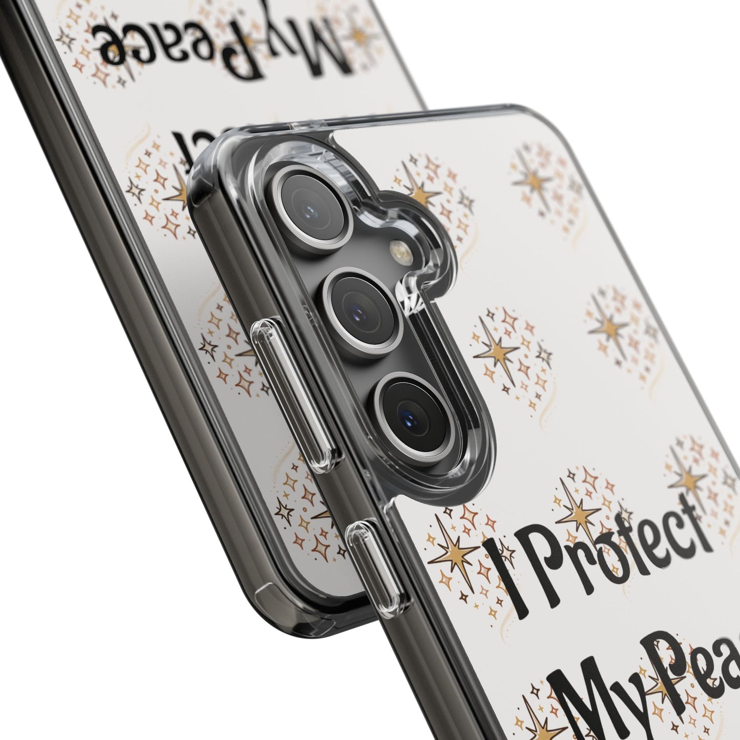 Copy of Protect My Peace Clear Impact-Resistant Phone Case