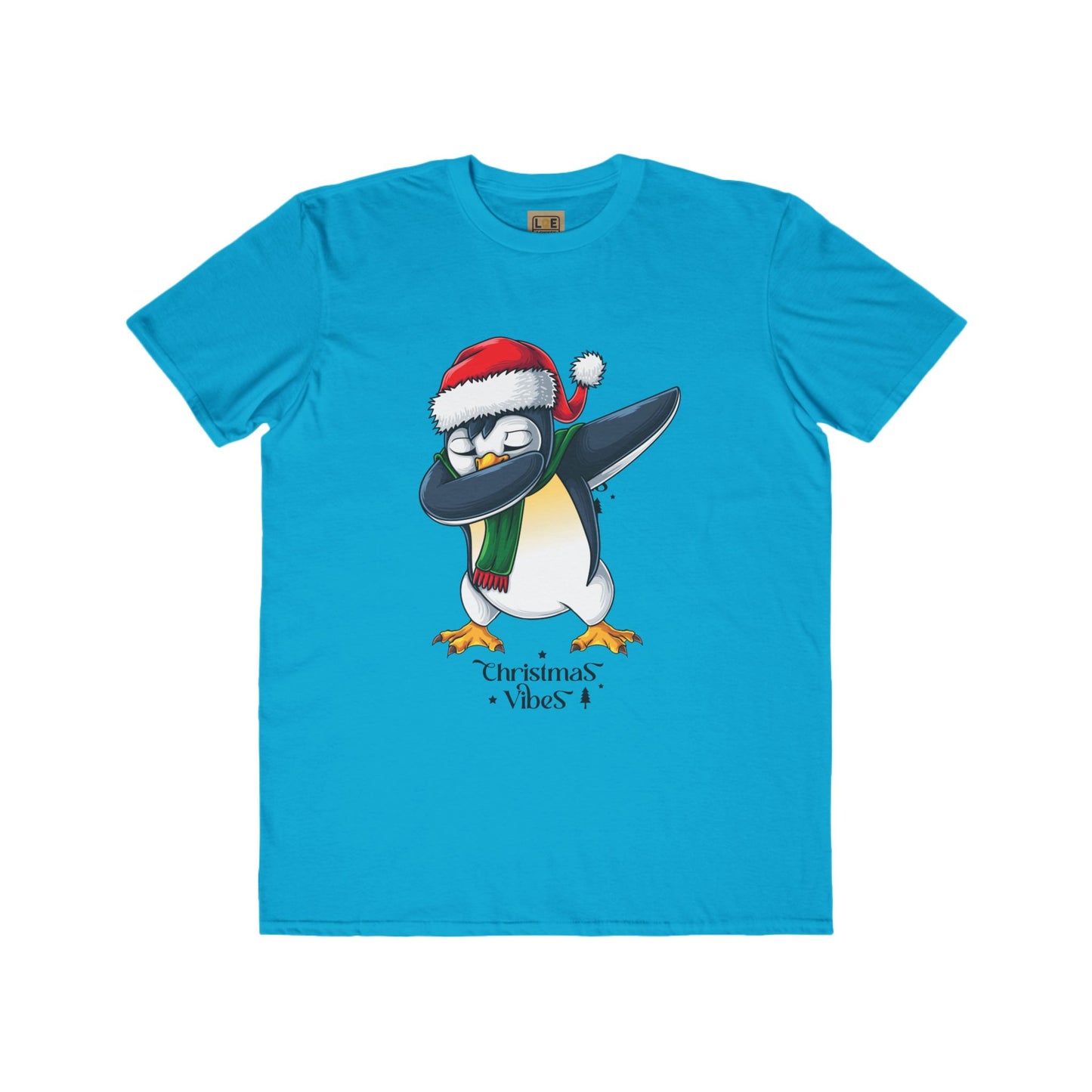 Men's Christmas Vibes Dabbing Penguin Tee