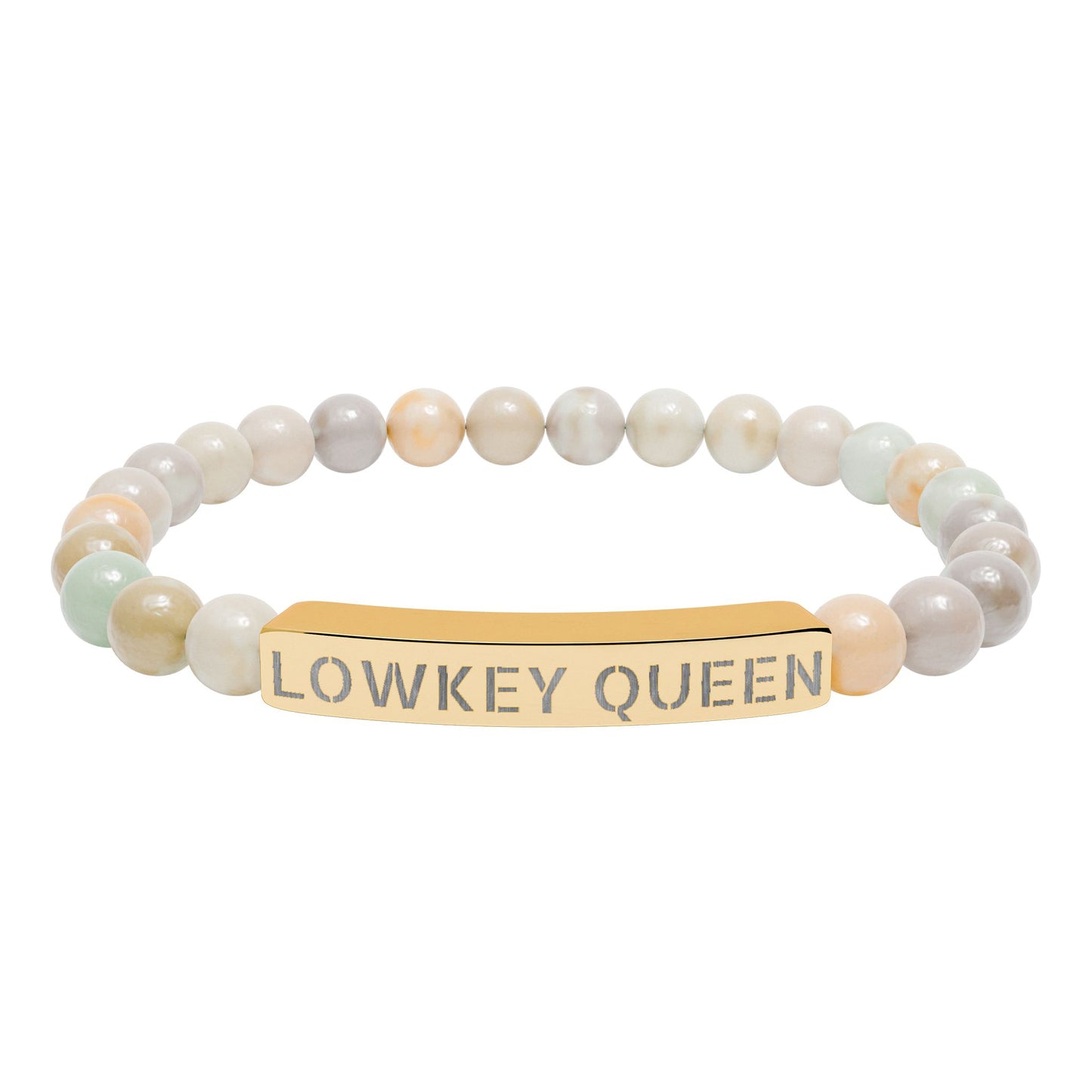 Lowkey Queen Beaded Bracelet