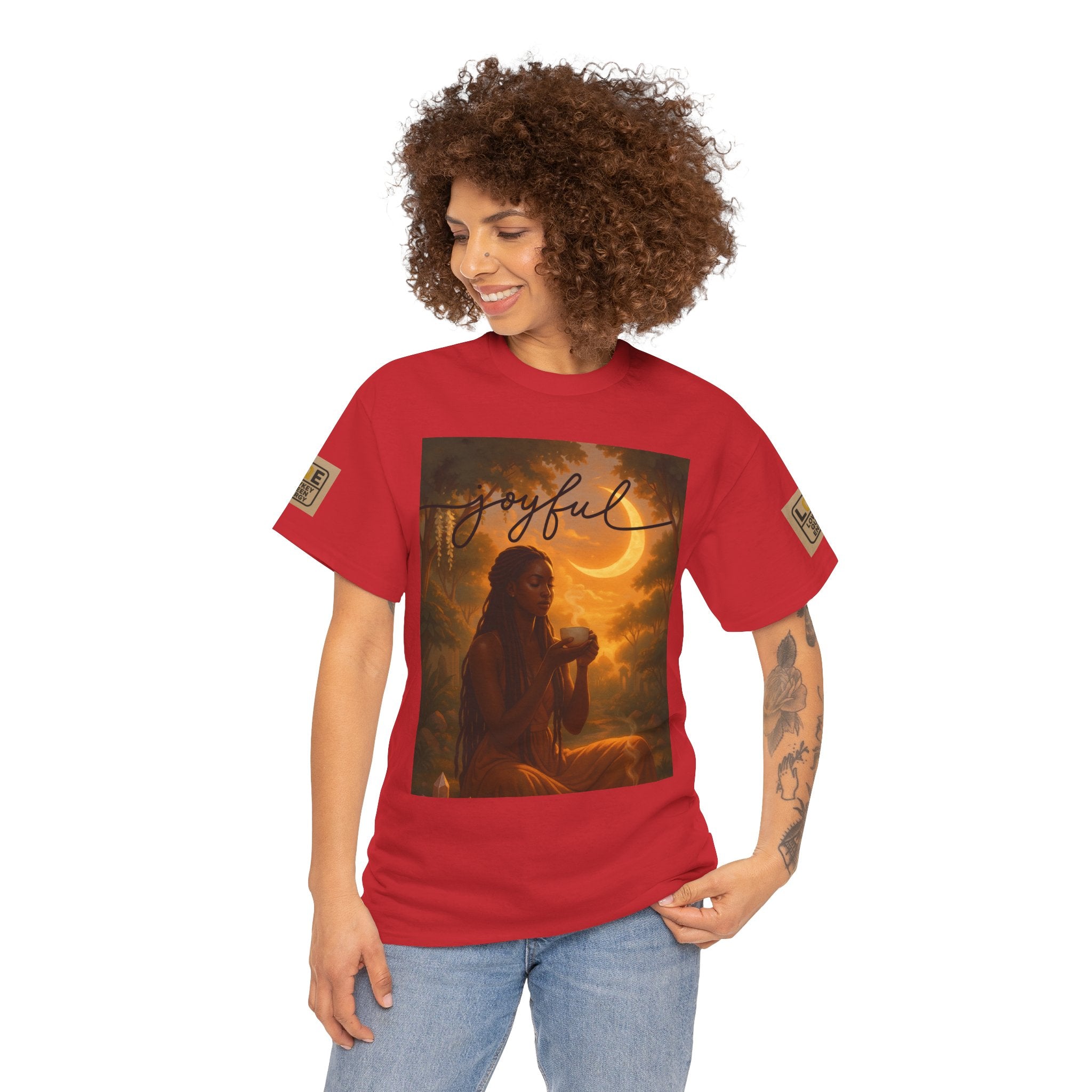 LOWKEY QUEEN TEE- GRACEFOL.GROUNDED. GLOWING