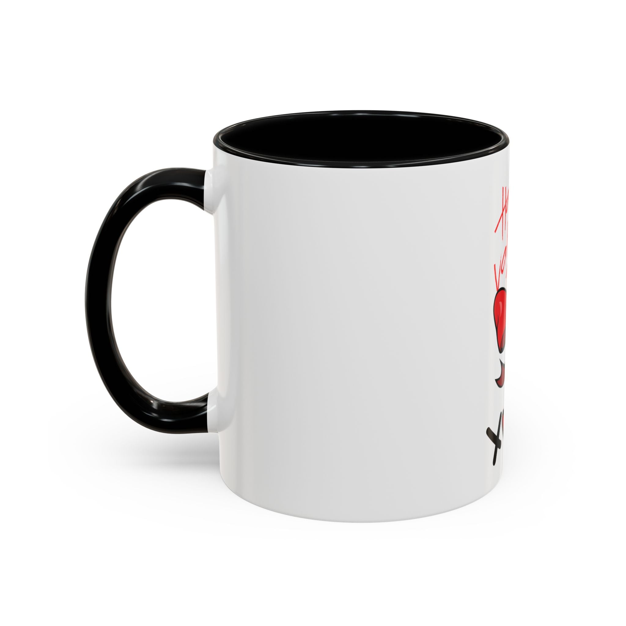 Happy Valentine's Day Bow & Hearts Coffee Mug