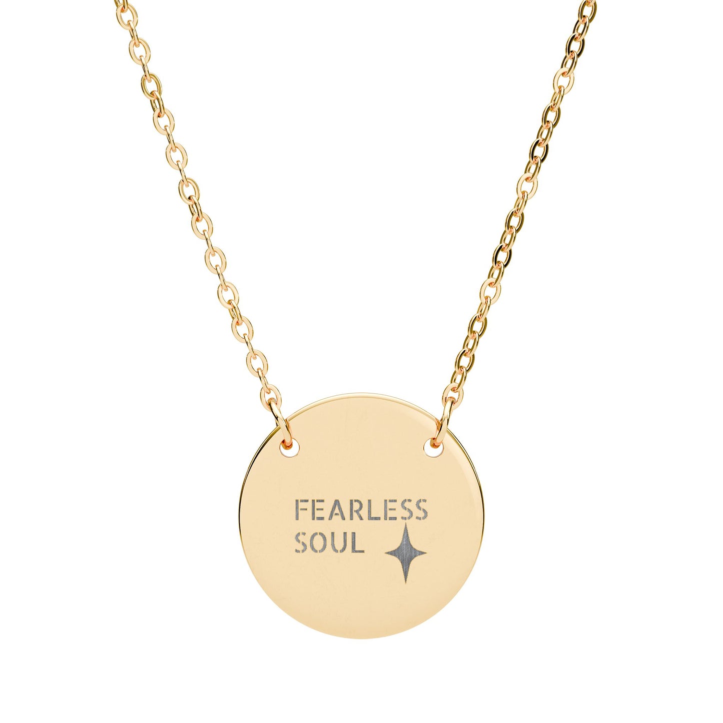 Lowkey Adorned "Fearless Soul" necklace