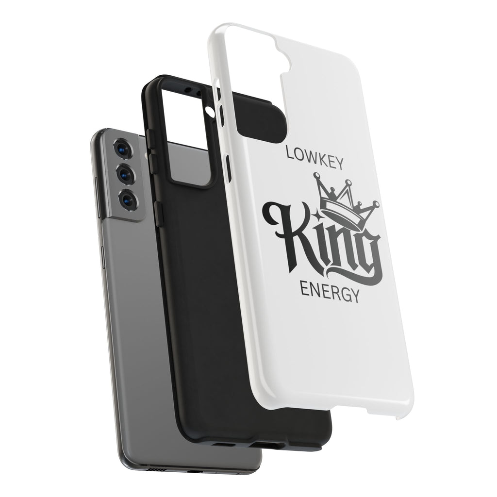 Lowkey King Energy Phone Case — Tough Protective Phone Case