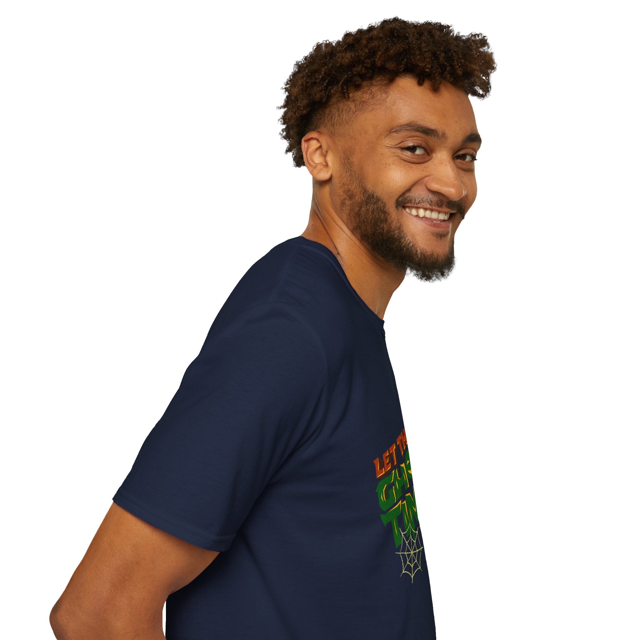 "Let The Ghoul Times Roll-Men's Halloween Tee"