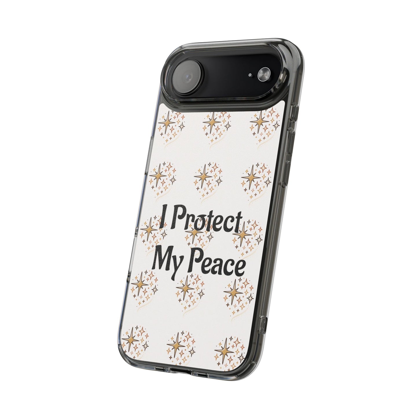 Copy of Protect My Peace Clear Impact-Resistant Phone Case