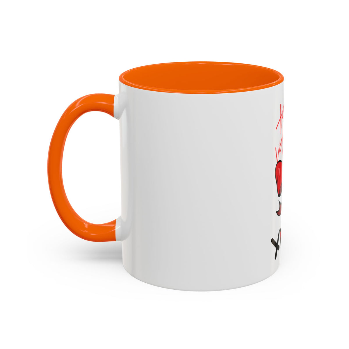 Happy Valentine's Day Bow & Hearts Coffee Mug
