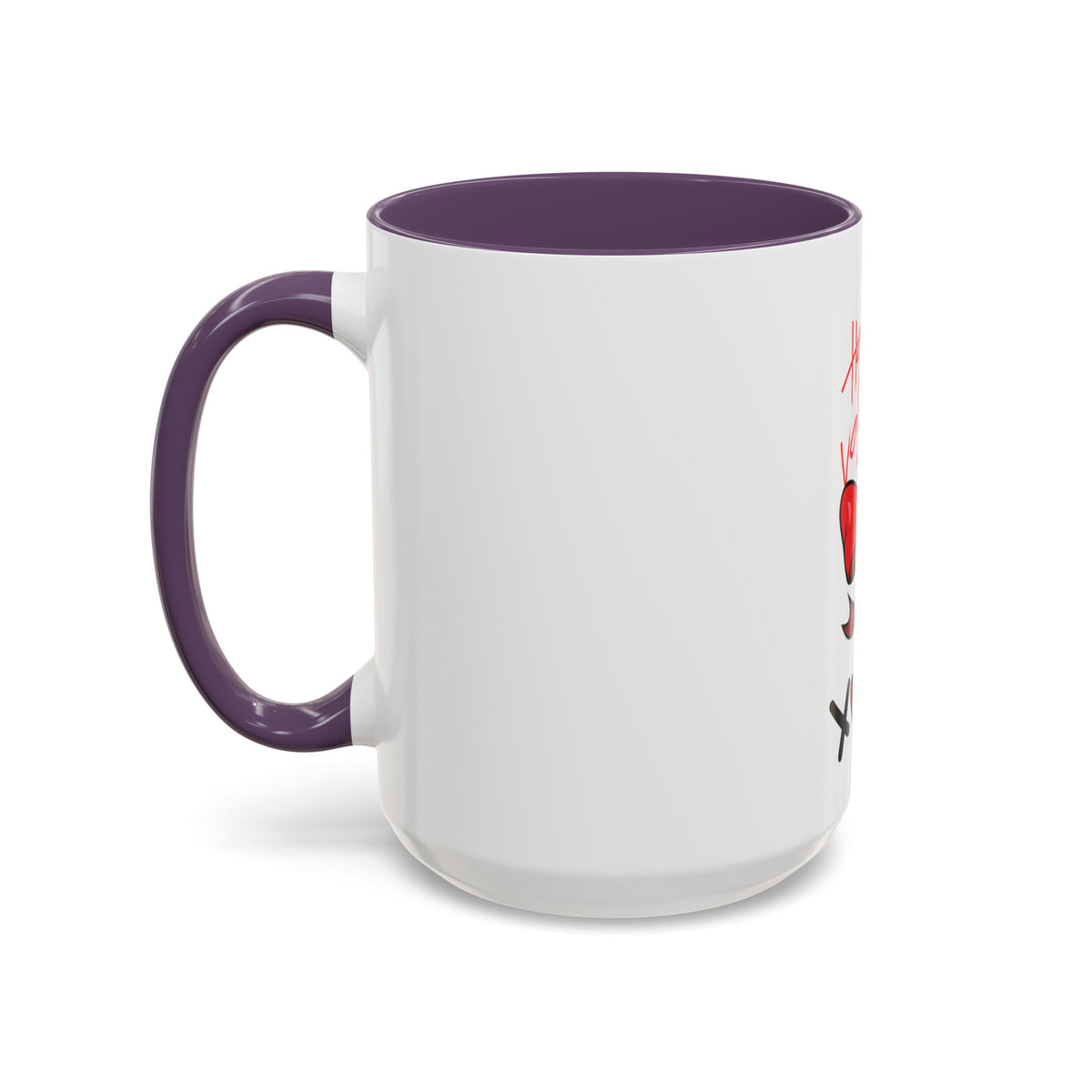 Happy Valentine's Day Bow & Hearts Coffee Mug