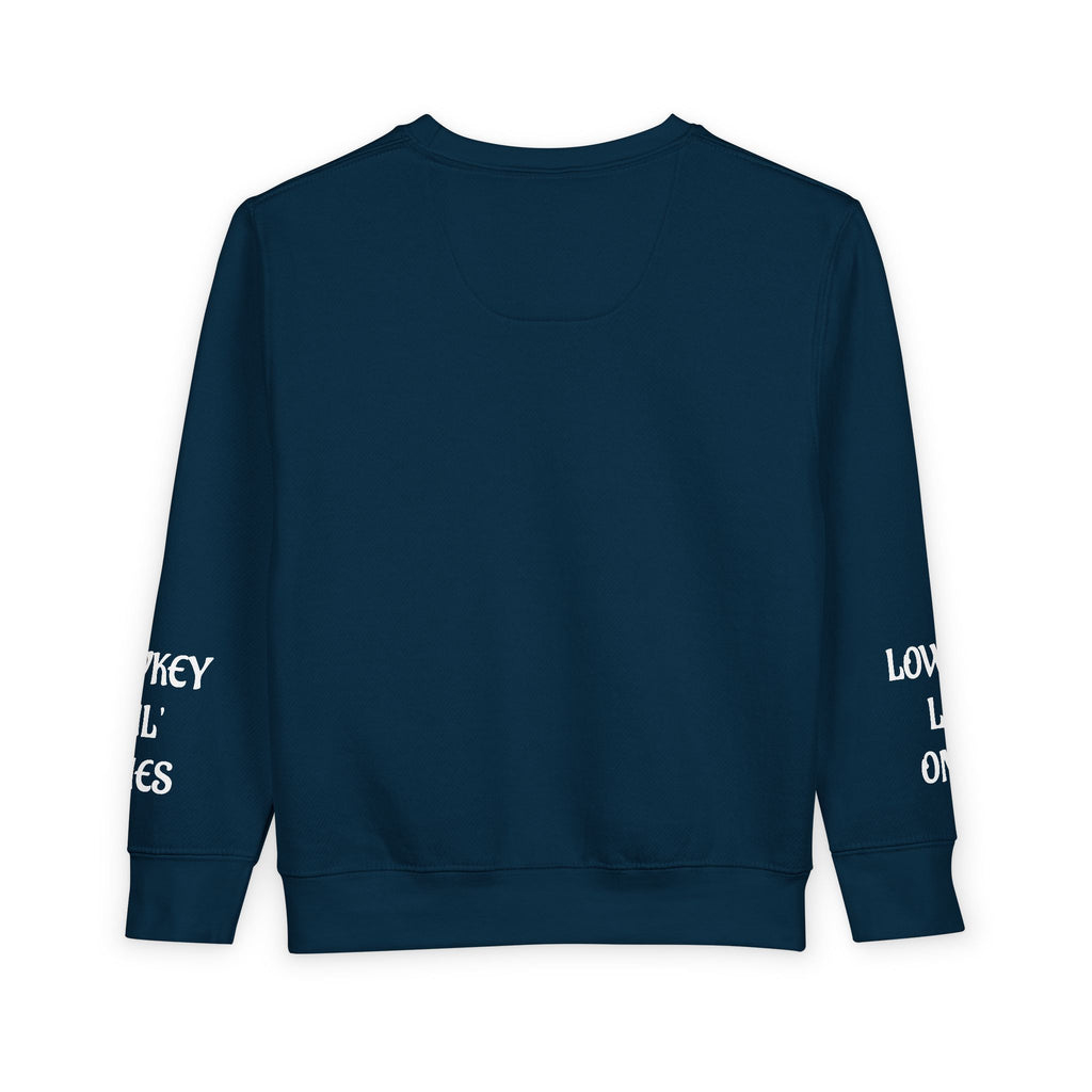 Lowkey Lil' Ones Merry Christmas Penguin Toddler Sweater
