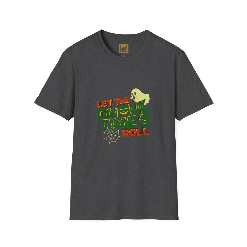 "Let The Ghoul Times Roll-Men's Halloween Tee"