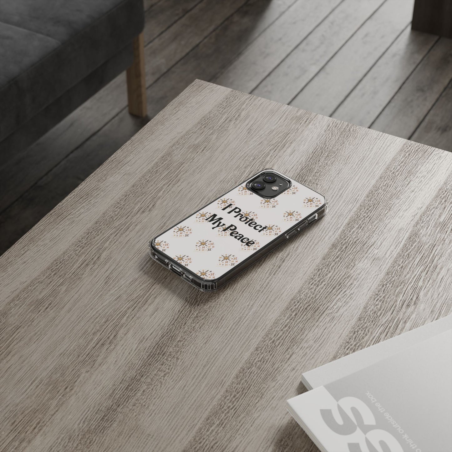 Protect My Peace Clear Impact-Resistant Phone Case