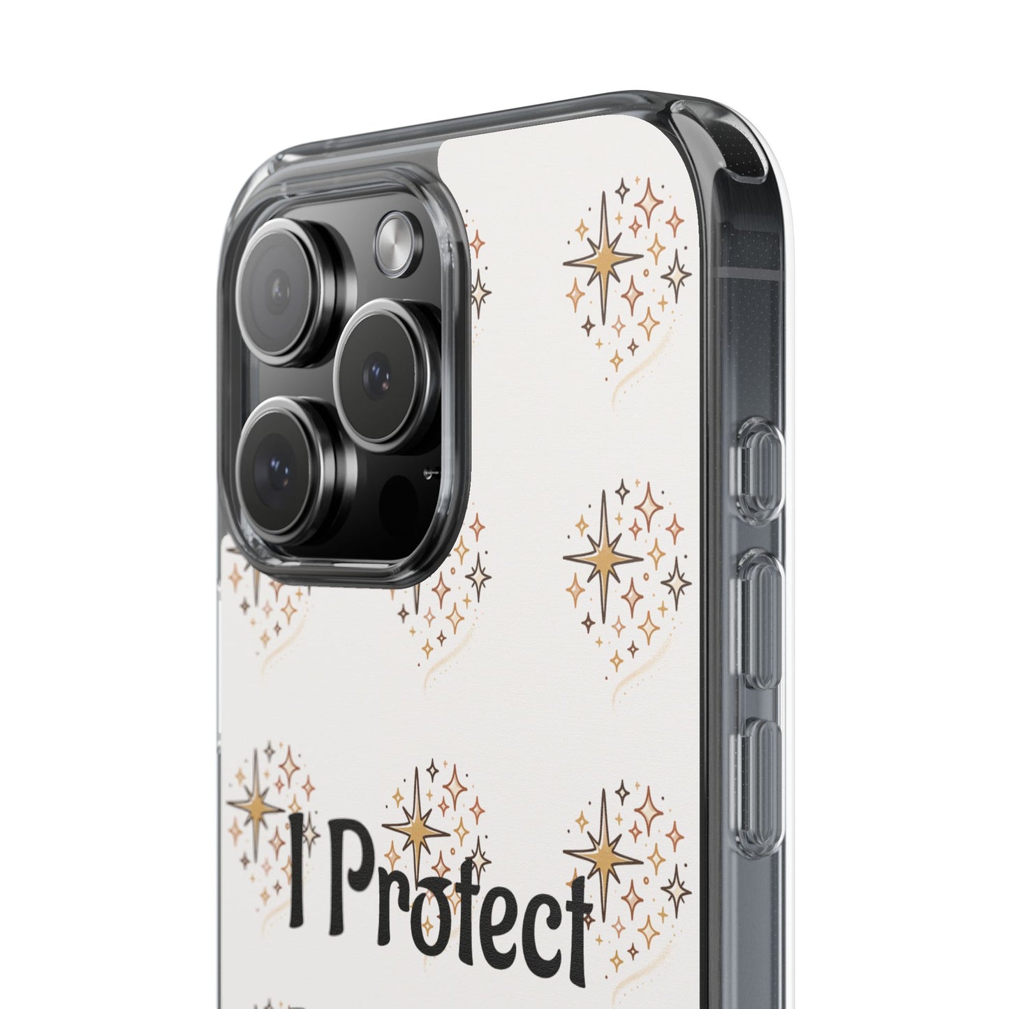Protect My Peace Clear Impact-Resistant Phone Case