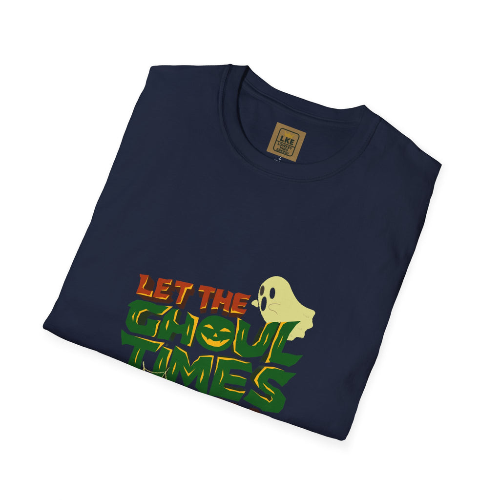 "Let The Ghoul Times Roll-Men's Halloween Tee"