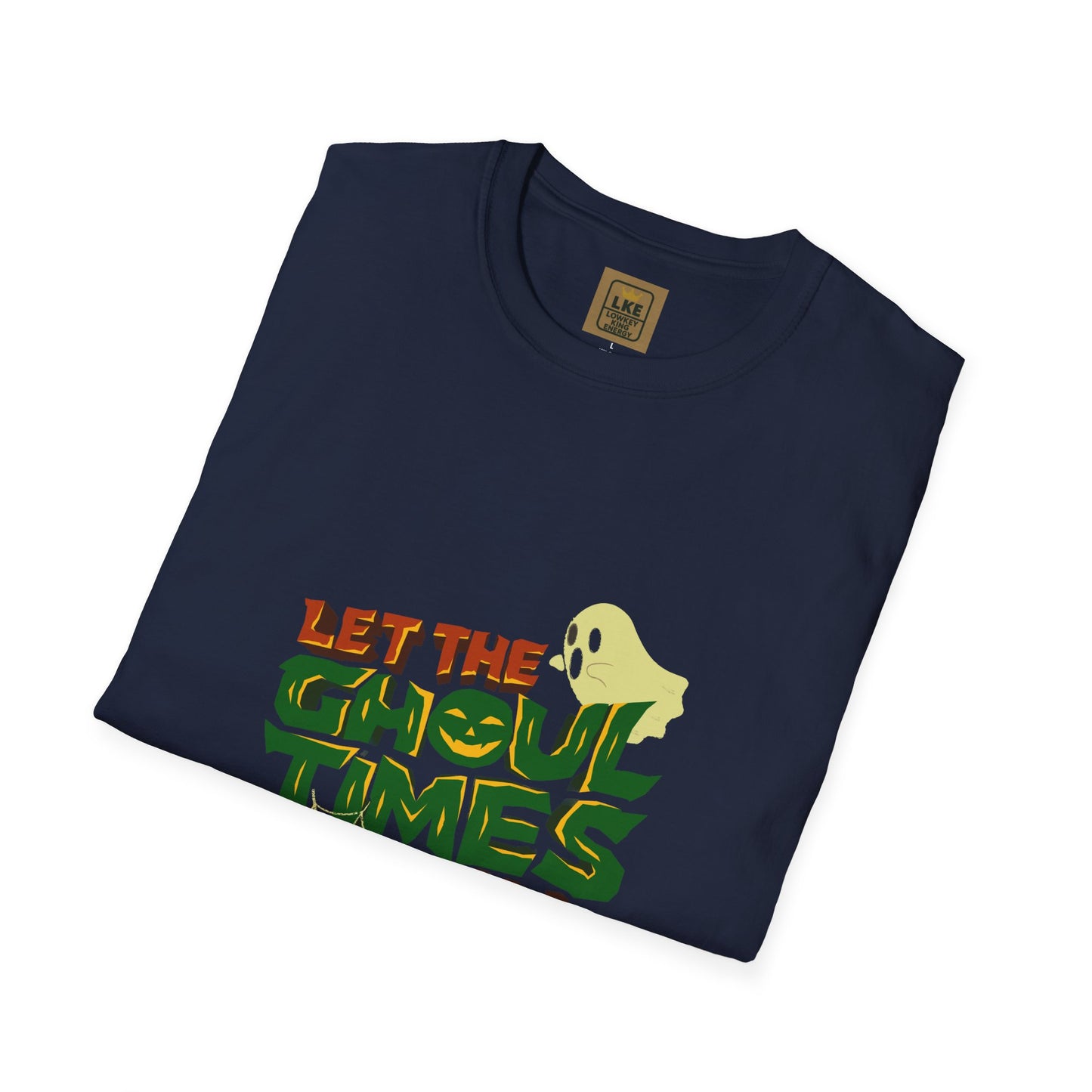 "Let The Ghoul Times Roll-Men's Halloween Tee"