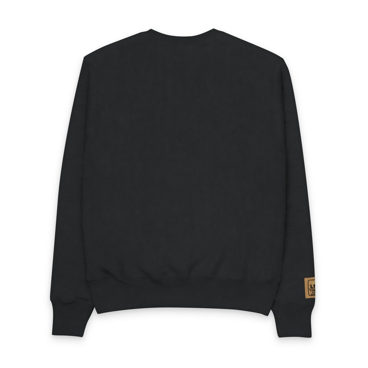 Lowkey king Energy Champion Crewneck- Black & Gold