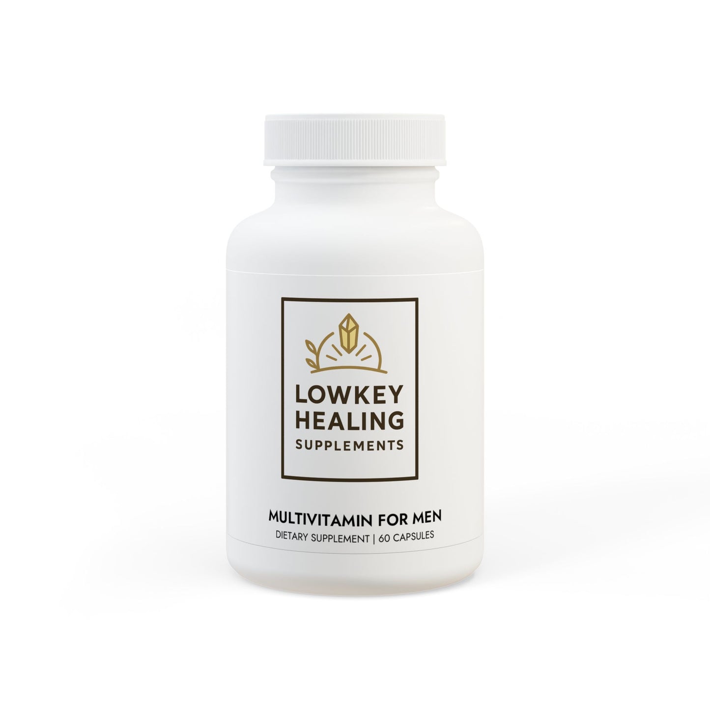 Lowkey Healing Men's Daily multivitamin- 60 capsules