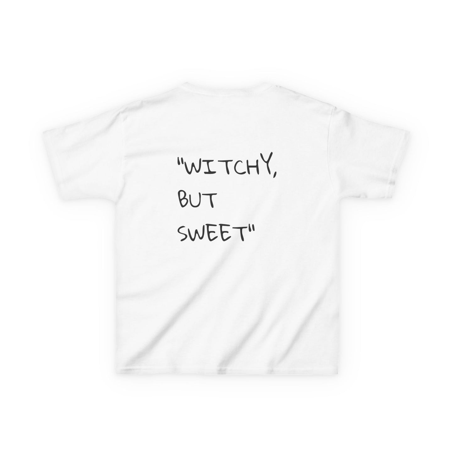 "witchy But Sweet" Kids Halloween Tee- Lowkey Lil' Ones Collection
