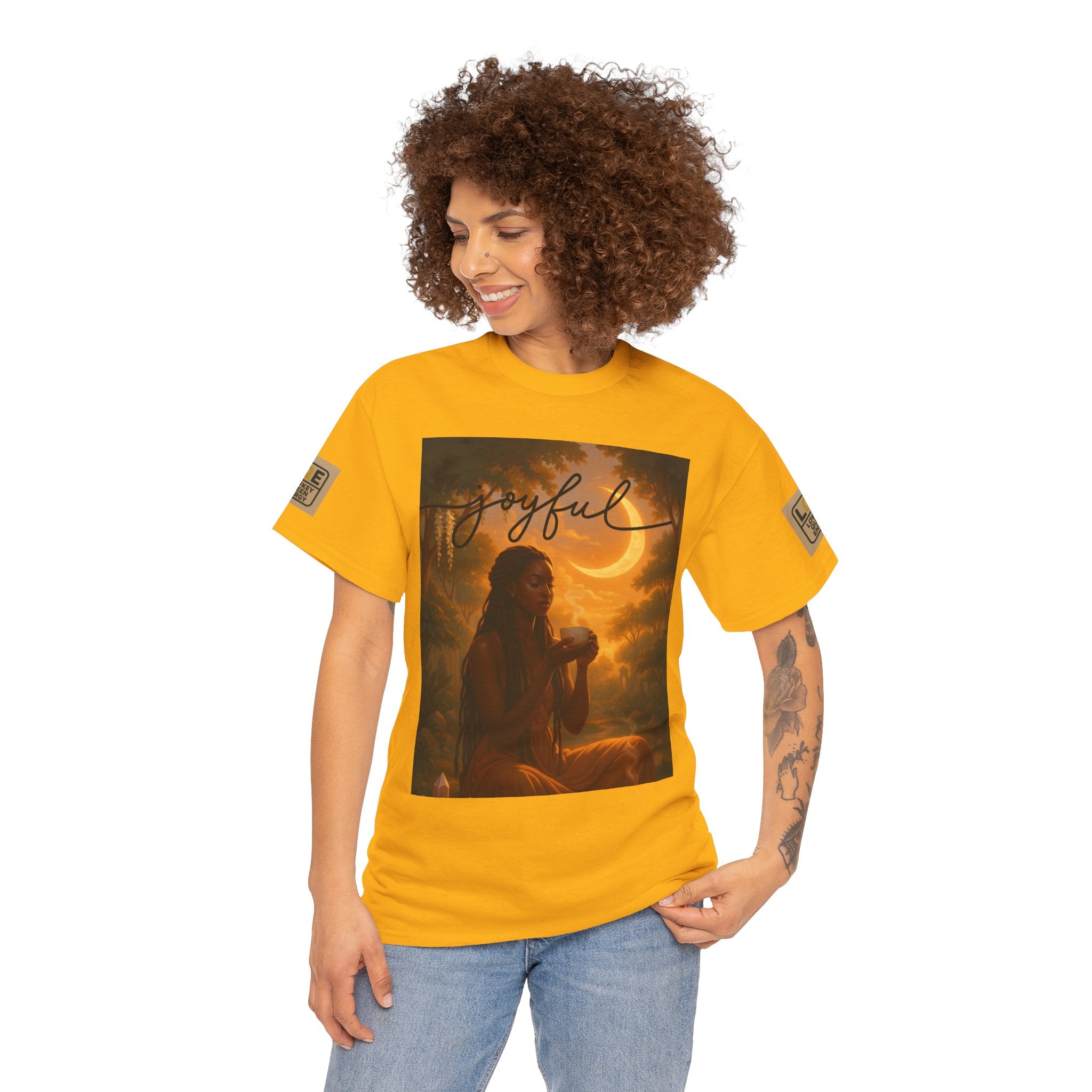 LOWKEY QUEEN TEE- GRACEFOL.GROUNDED. GLOWING