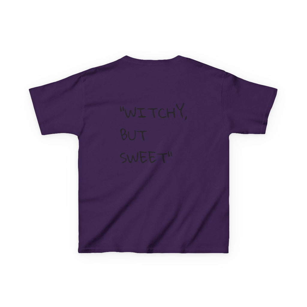 "witchy But Sweet" Kids Halloween Tee- Lowkey Lil' Ones Collection