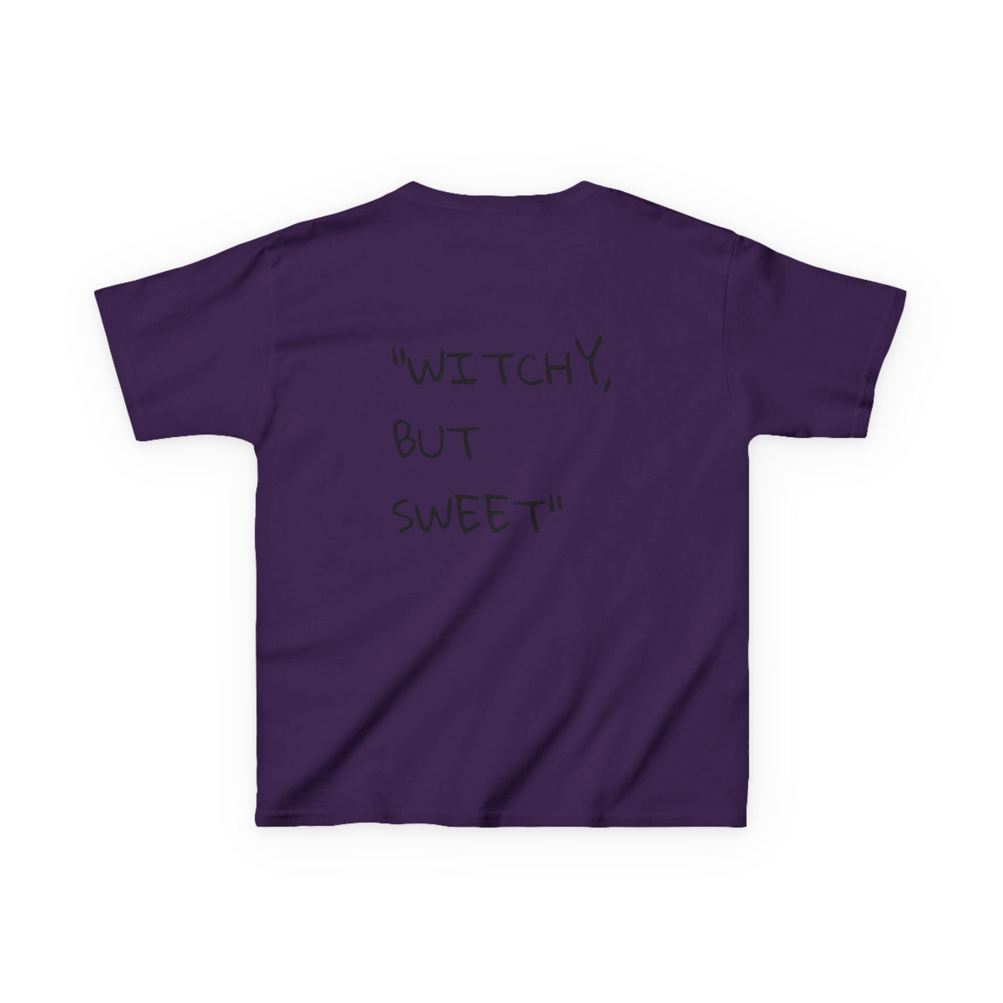 "witchy But Sweet" Kids Halloween Tee- Lowkey Lil' Ones Collection