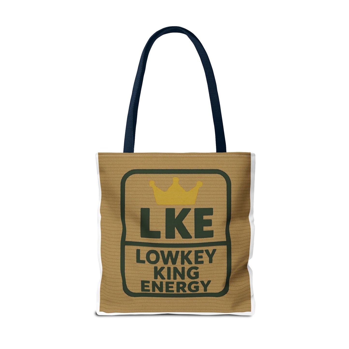 LOWKEY HEALING ENERGY TOTE BAG- EMPOWERED, GROUNDED, ROYAL.