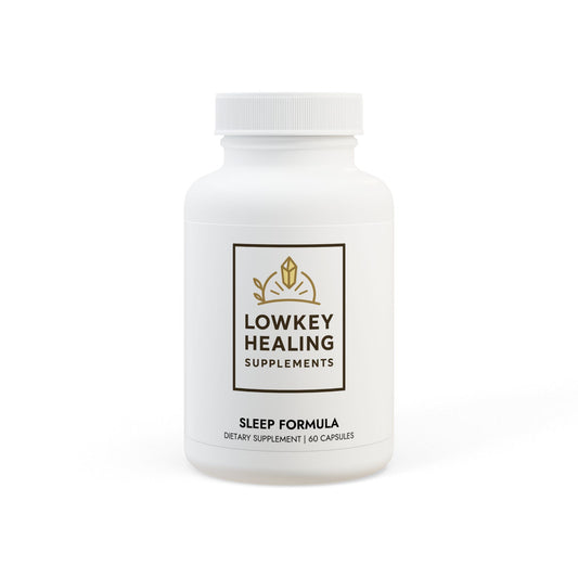 Lowkey Healing Sleep Formula- Nighttime support supplements (60 capsules)