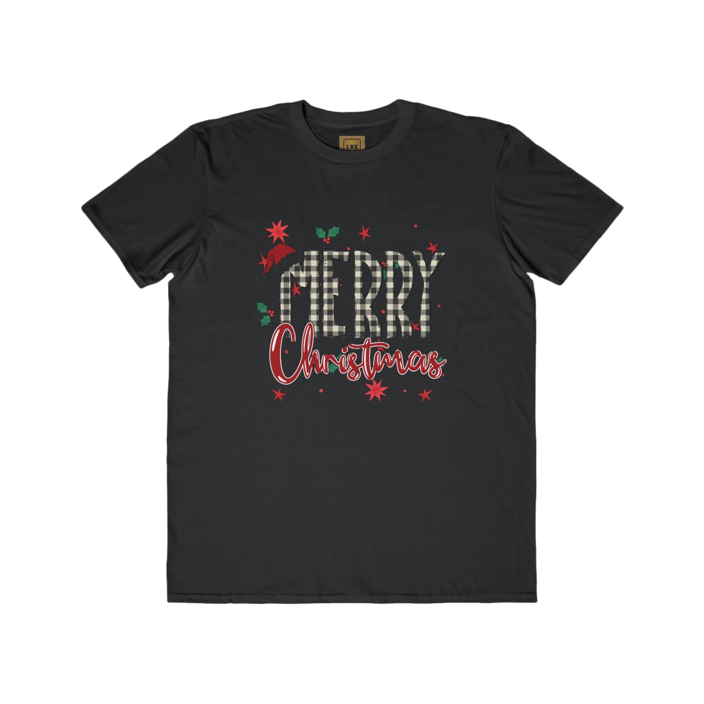 Lowkey Merry Christmas Men's Holiday Tee