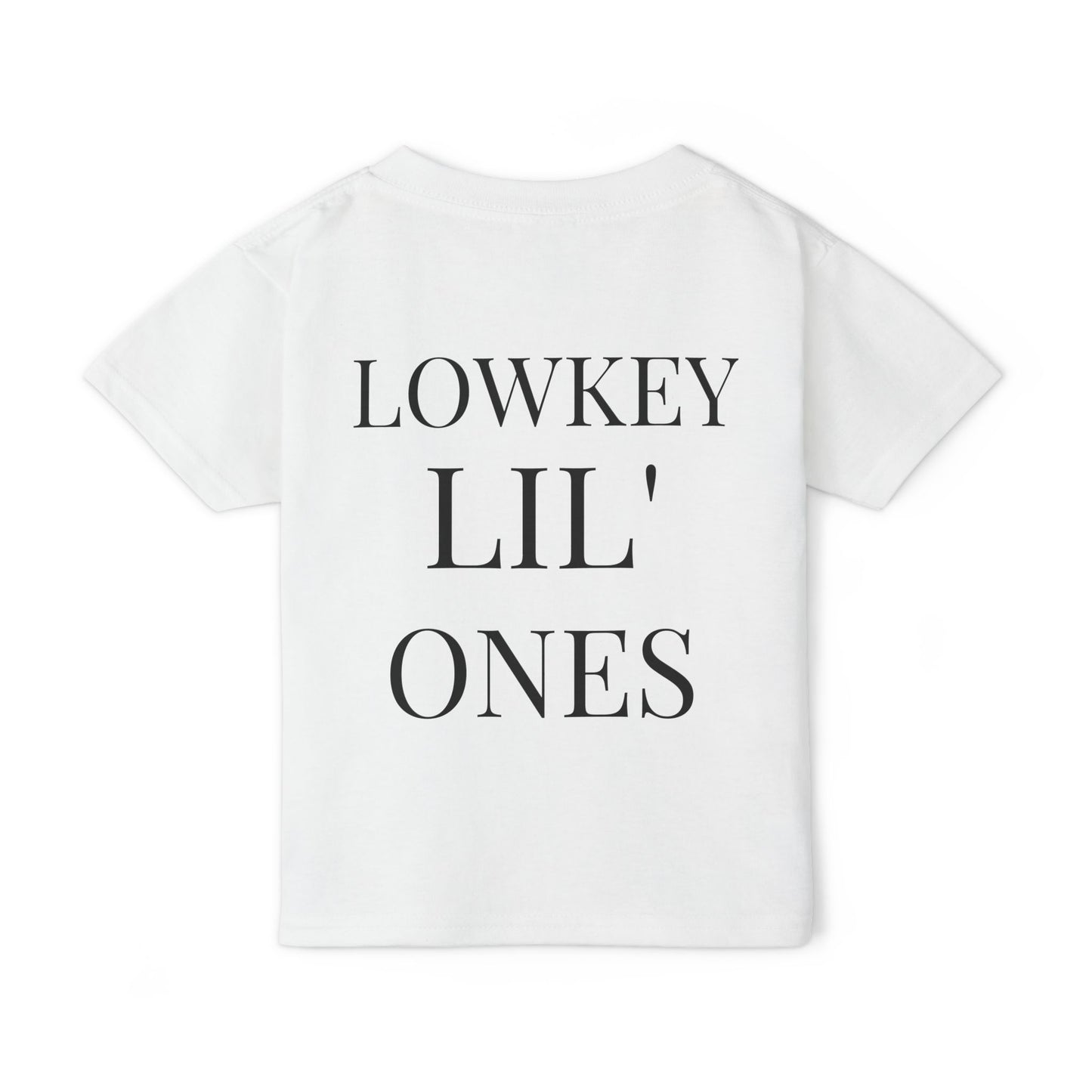 "LOWKEY LIL' ONES MOON & STARS TODDLER SHIRT-SOFT AFFIRMATION TEE FOR KIDS, GENTLE STRENGTH, DREAMY COMFORT"