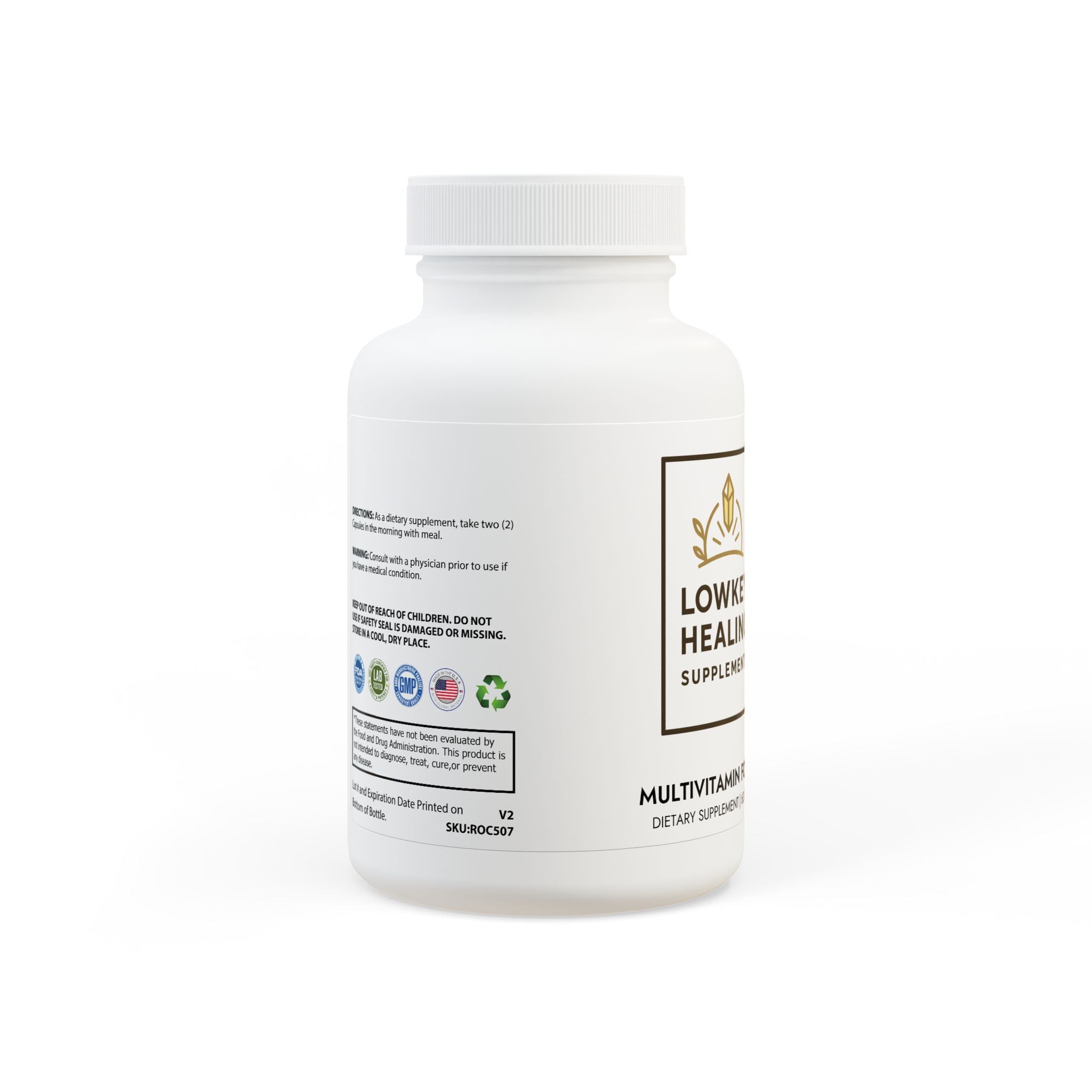 Lowkey Healing Men's Daily multivitamin- 60 capsules