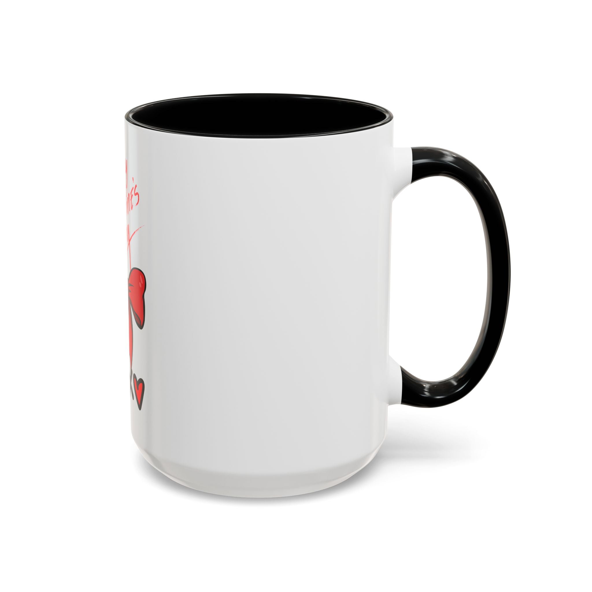 Happy Valentine's Day Bow & Hearts Coffee Mug
