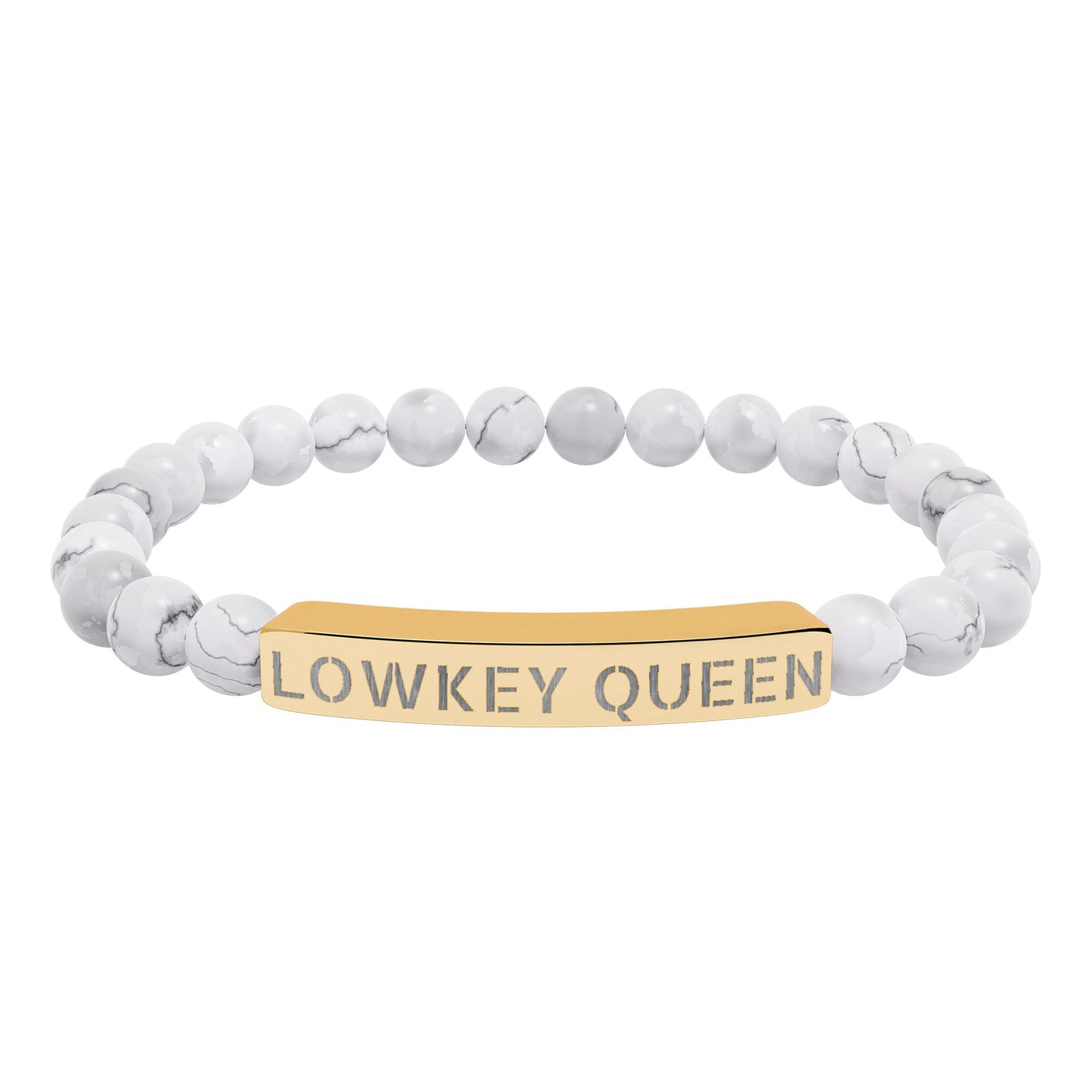 Lowkey Queen Beaded Bracelet