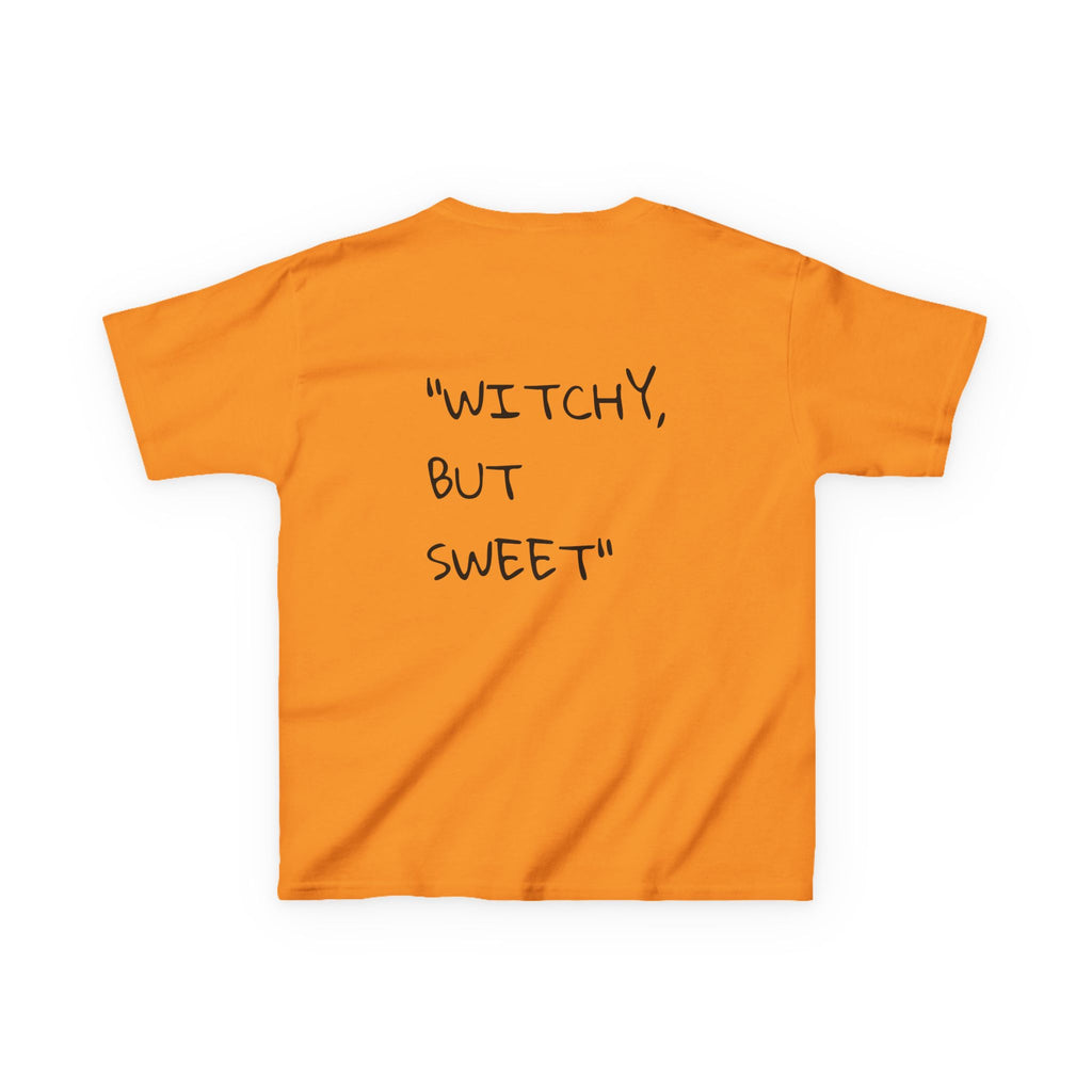 "witchy But Sweet" Kids Halloween Tee- Lowkey Lil' Ones Collection