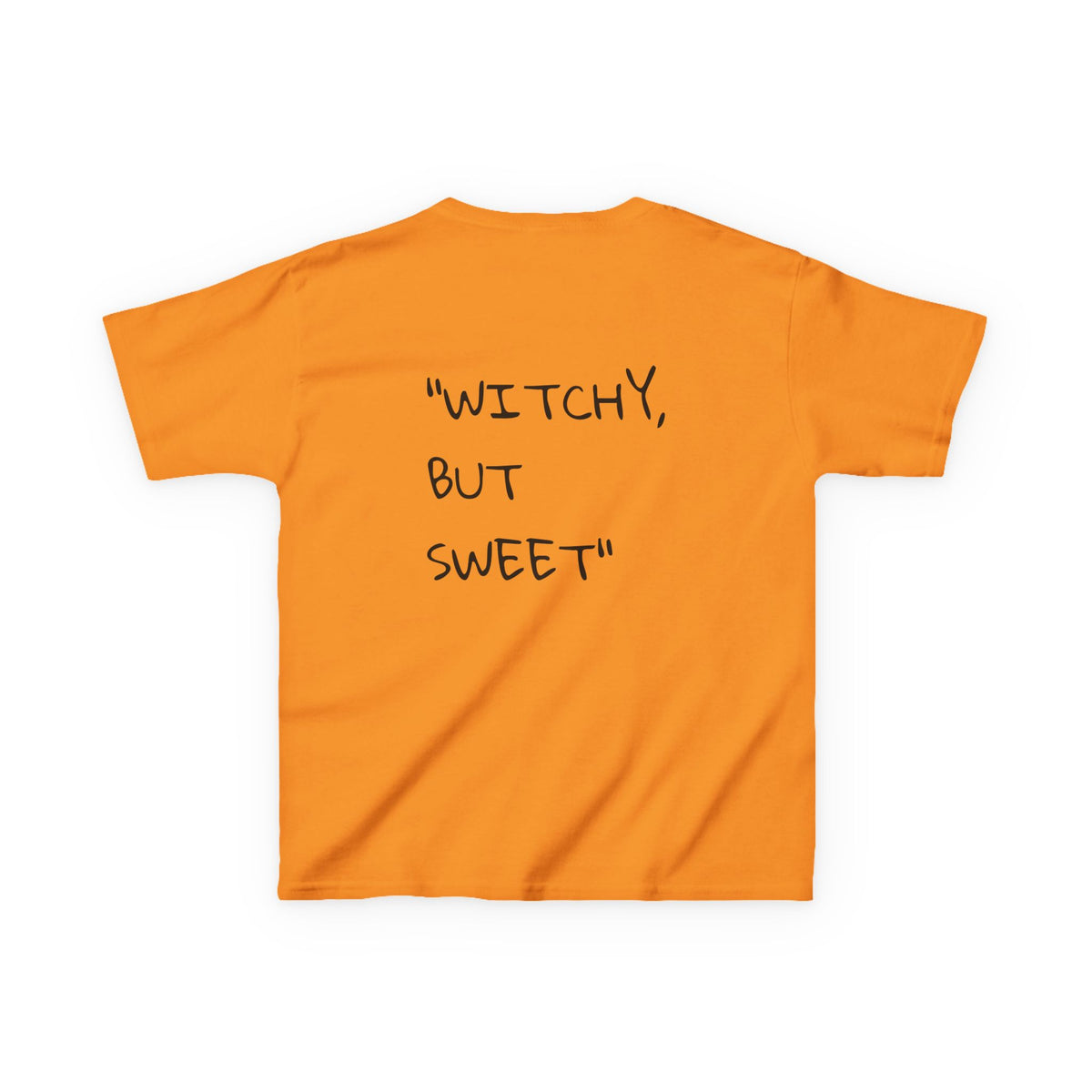 "witchy But Sweet" Kids Halloween Tee- Lowkey Lil' Ones Collection