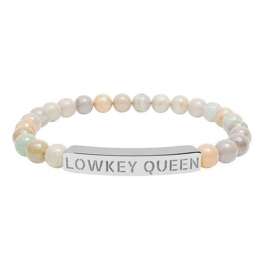 Lowkey Queen Beaded Bracelet