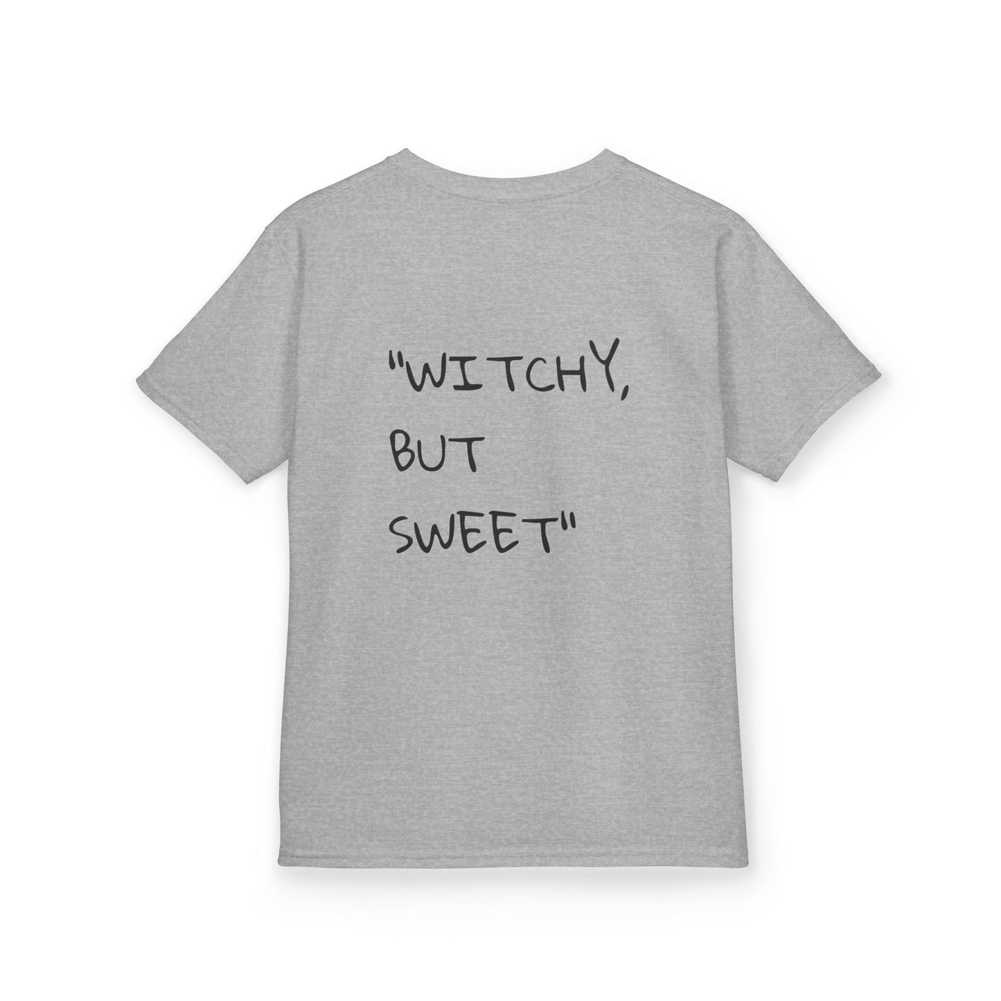 "witchy But Sweet" Kids Halloween Tee- Lowkey Lil' Ones Collection