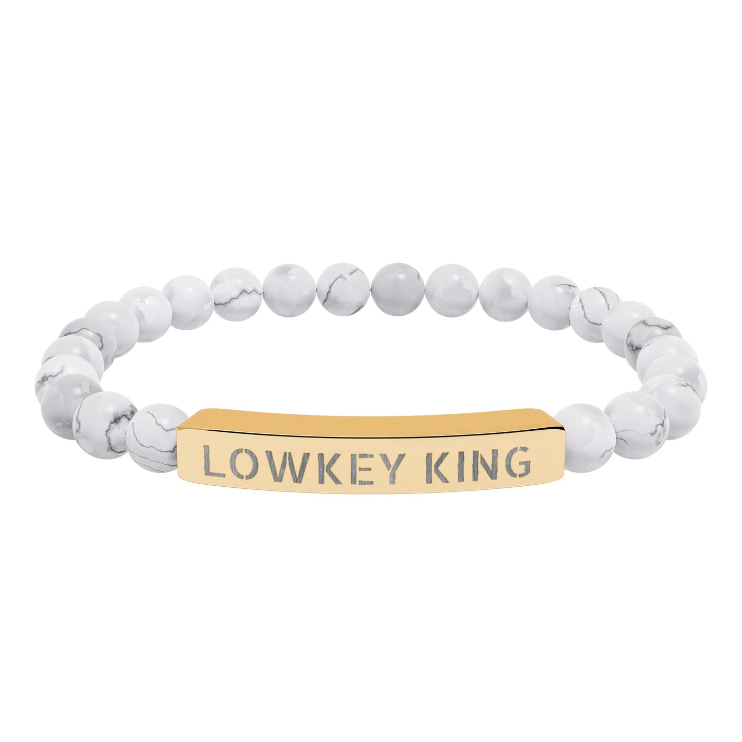 Lowkey King Beaded Bracelet