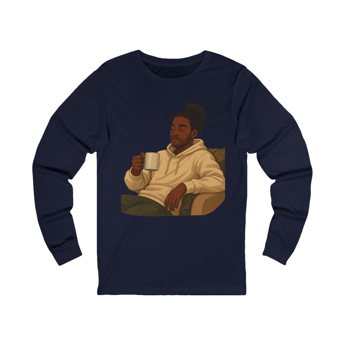 Power is my Presence Men's Long Sleeve Jersey Tee