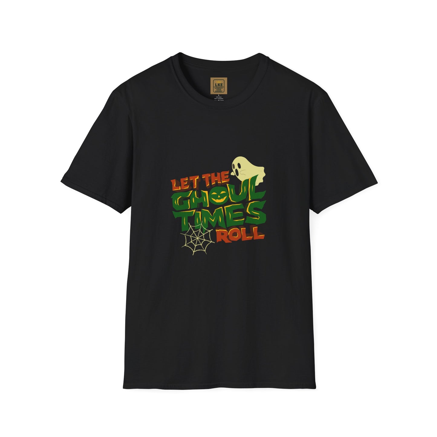 "Let The Ghoul Times Roll-Men's Halloween Tee"