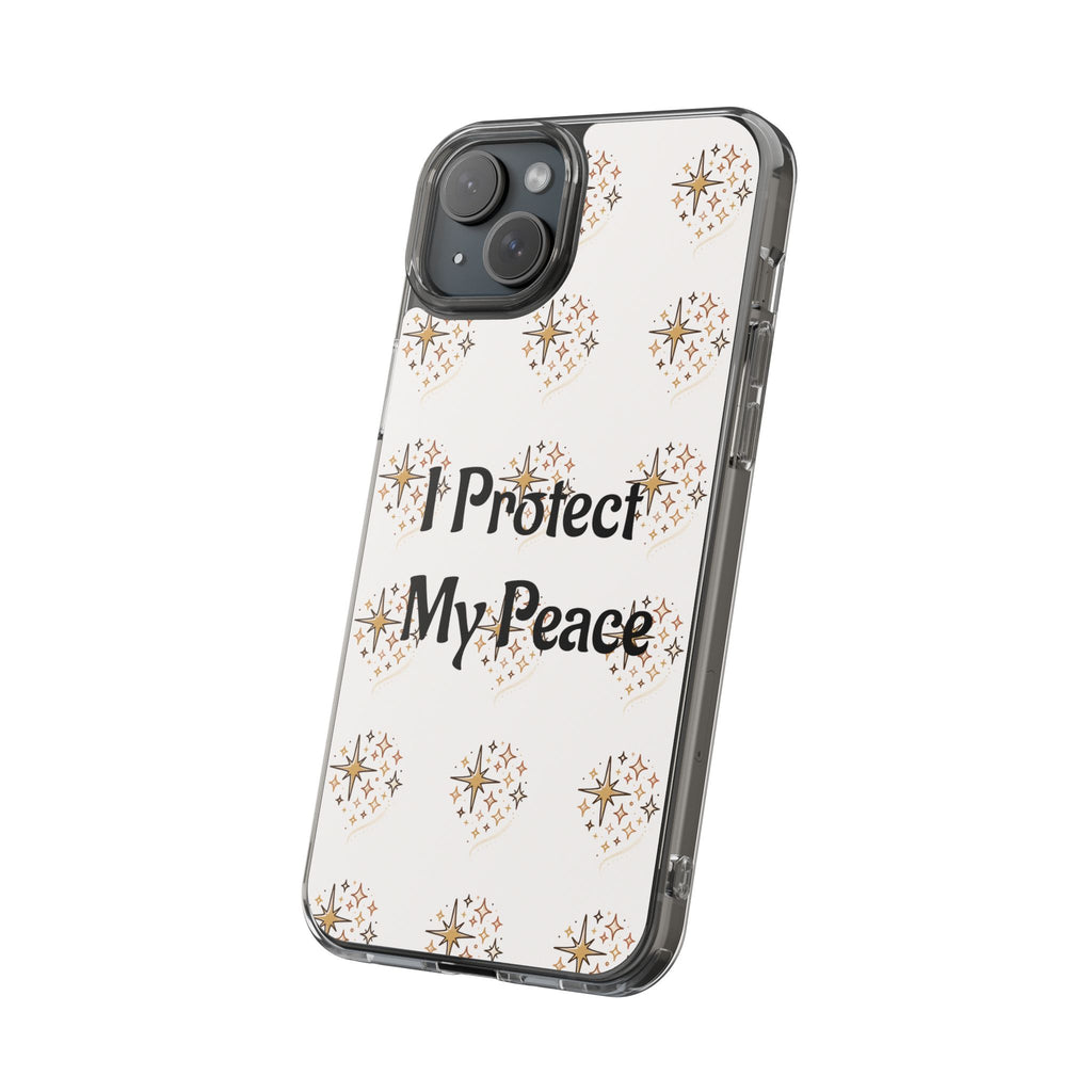 Protect My Peace Clear Impact-Resistant Phone Case