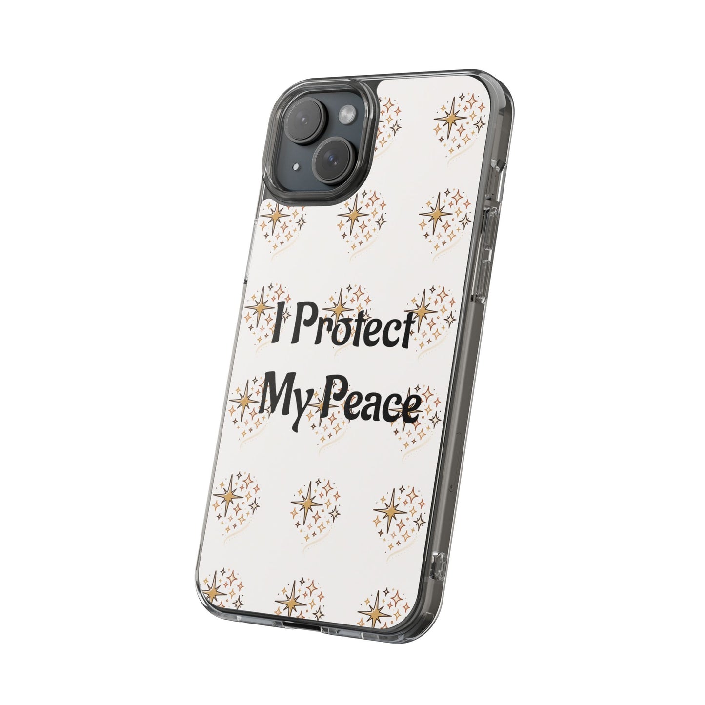 Copy of Protect My Peace Clear Impact-Resistant Phone Case