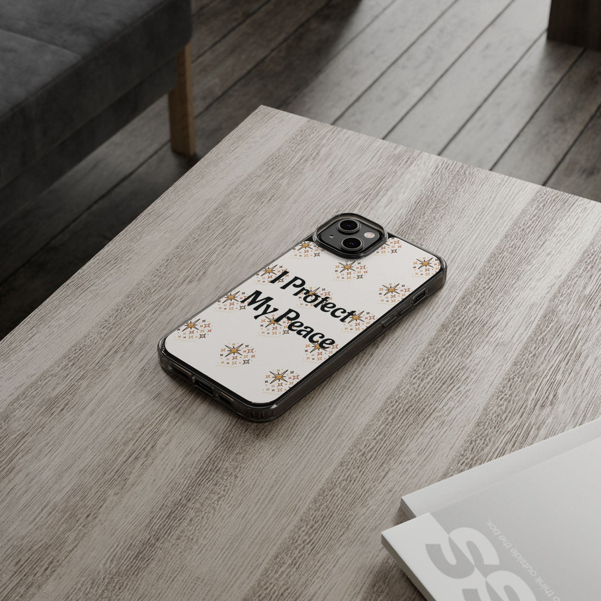 Copy of Protect My Peace Clear Impact-Resistant Phone Case